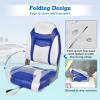 GYMAX Boat Seats Folding High Back with Stainless Steel Screw Included, Fold-Down Boat Captain Chairs for Fishing Yachts view 3