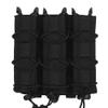 Tactical Triple 9mm Extended Mag Pouch,Quick Pull Pistol Mag Bag,for MP5 MP7 Mag Pouch Holster view 1