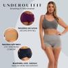 Underoutfit at Waist Boyshorts - Shapewear Shorts Tummy Control - Boy Shorts Shapewear for Women, Tummy Control Shorts Grey view 2