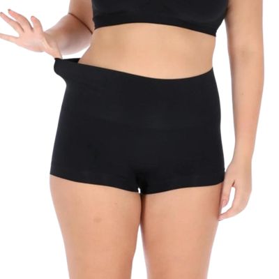 Underoutfit at Waist Boyshorts - Shapewear Shorts Tummy Control - Boy Shorts Shapewear for Women, Tummy Control Shorts Black