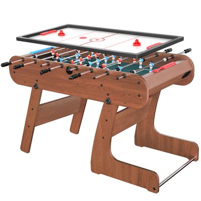 FIZITI 2-in-1 Multi Game Table, 53.5" Foosball Table, Air Hockey Table for Adult and Kids- Indoor Entertainment Center for Family Fun, Party