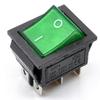 GANASOME 2 Pcs KCD4 Rocker Switch - 6 Pin DPDT 2 Position, AC 250V 10A 125V 16A, Green Light for Car, Motorcycle & Boat view 3