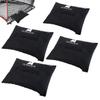 MOPHOEXII Sports Net Sandbags,All Sport Sandbags for Baseball Nets, Soccer Goals, Golf Nets, Football Nets, Hockey Nets,Weighted Anchor Bags-Black 4 Pack view 1