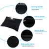 MOPHOEXII Sports Net Sandbags,All Sport Sandbags for Baseball Nets, Soccer Goals, Golf Nets, Football Nets, Hockey Nets,Weighted Anchor Bags-Black 4 Pack view 3