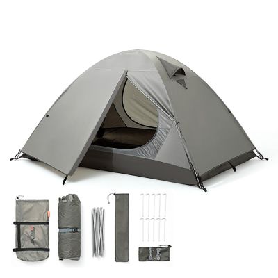 Backpacking Tent for 2 Person, Waterproof Windproof Lightweight Camping Tent, Instant Tent, Easy Setup for Outerdoor Mountaineering and Travel