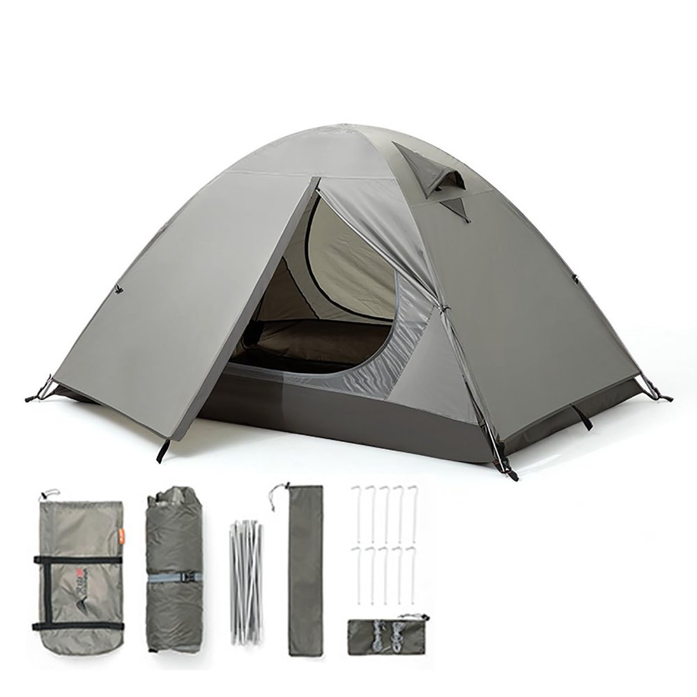 Backpacking Tent for 2 Person, Waterproof Windproof Lightweight Camping Tent, Instant Tent, Easy Setup for Outerdoor Mountaineering and Travel
