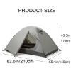 Backpacking Tent for 2 Person, Waterproof Windproof Lightweight Camping Tent, Instant Tent, Easy Setup for Outerdoor Mountaineering and Travel view 2