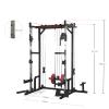 Power cage with LAT PullDown and Weight Storage Rack Optional Weight Bench, 1400 lb Capacity Power Rack for Home and Garage Gyms, Multiple Accessory Squat Racks for Full Body Workouts view 4