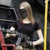 Yzpacc Airsoft Mask with Goggles, Foldable Half Face Airsoft Mesh Mask with Ear Protection for Paintball Shooting Cosplay CS Game view 2