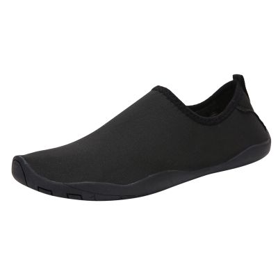 Aqu Shoes for Women Wide Width Water Shoes Barefoot Aqu Socks Quick-Dry Non Slip Shoes for Beach Swim (BK2, 6.5)