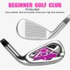 #7 Golf Club Iron for Men Women Beginners Golf Swing Practice with Graphite/Steel Shaft (Purple,with Graphite Shaft) view 4