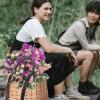 ABOOFAN Wicker Handbag Woven Rattan Storage Basket Top Handles Wedding Flower Girl Boho Style Beach Bag Straw Tote Retro Summer Clutch Beach Basket Purse Black view 2