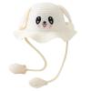 Kids Rabbit traw Sun Hat Ear Moving Jumping Cute Bunny Hat Summer Beach Hat Party Hat for Girls Boys (C, One Size) view 1