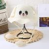 Kids Rabbit traw Sun Hat Ear Moving Jumping Cute Bunny Hat Summer Beach Hat Party Hat for Girls Boys (C, One Size) view 2