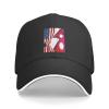 America Flag and Nepalese Flag Classic Baseball Caps,Adjustable Sandwich Cap Casquette Hats Dad Hat-74 Black view 1