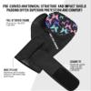 Exxact Sports Knockout Printed Youth Boxing Gloves for Kids (3-10 Years) with Padded Protection and Wrist Support, Durable Engineered Leather Kids Boxing Gloves for Boys and Girls (Butterfly, 6OZ) view 3