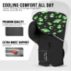 Exxact Sports Knockout Printed Youth Boxing Gloves for Kids (3-10 Years) with Padded Protection and Wrist Support, Durable Engineered Leather Kids Boxing Gloves for Boys and Girls (Alien, 6OZ) view 2