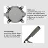 720GPH Manual Diaphragm Hand Bilge Pump, Self Priming Strong Suction Lightweight Diaphragm Manual Bilge Pump for Water Transfer Yachts Kayaks Speedboats view 3