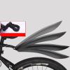 Xnferty 2PCS Bike Front and Rear Mudguards, Adjustable Road Mountain Bike Bicycle Cycling Tire Front and Rear Mud Guards, Orange PP Mountain Bike Mud Guards Replacement for Cycling view 3