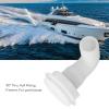 90 Degree Marine Nylon Thru Hull Connector, Marine Thru Hull Connector, 90 Thru Hull Fitting, Deck Floor Drain Scupper, Approx 24mm/0.9 in(White) view 3