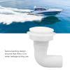 90 Degree Marine Nylon Thru Hull Connector, Marine Thru Hull Connector, 90 Thru Hull Fitting, Deck Floor Drain Scupper, Approx 24mm/0.9 in(White) view 4