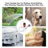 Rechargeable Portable Camping Shower, 3 Speed Outdoor Shower Pump(Orange) view 2