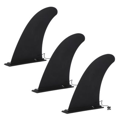 BCOATH 3pcs Clip Surfboard Fins Reinforced Design for Stability and Easy Installation Compatible Paddle Boards and Kayaks Water Dividers for Surfing