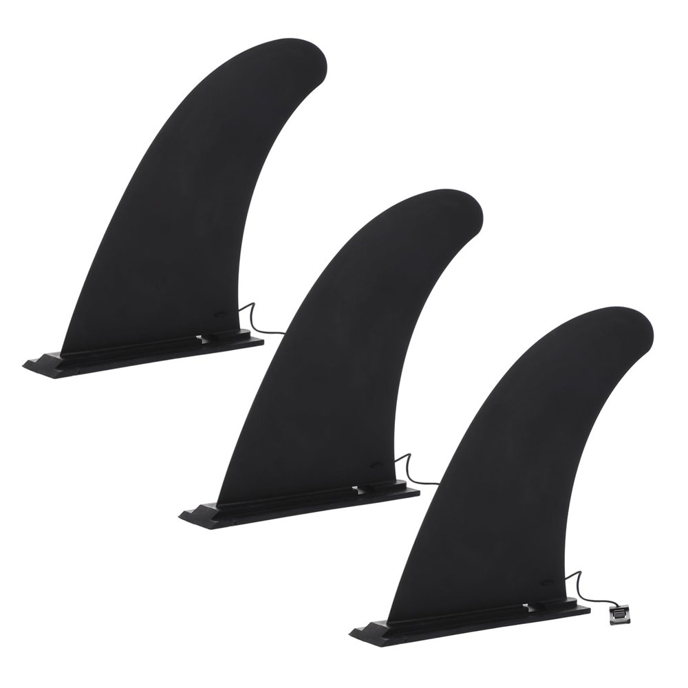 BCOATH 3pcs Clip Surfboard Fins Reinforced Design for Stability and Easy Installation Compatible Paddle Boards and Kayaks Water Dividers for Surfing