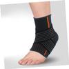 BCOATH 2 Pack Women Ankle Support Brace Sports Ankle Wrap Compression Suitable for Basketball Volleyball Yoga (grey Black) view 4