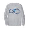Infinity 3.14 Pi Digits Pi Day Mathematics Math Teacher Cool Long Sleeve T-Shirt view 1