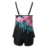 maisdgop Womens Tankini Bathing Suits High Waist Tummy Control Swimsuit Two Piece Swimsuits Tank Tops with Boyshort Swimwear view 4