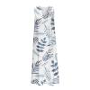 Women's Summer Design Casual Dress Sleeveless V-Neck Dress with Pockets Loose Flowy Swing Pleated Long Beach Dress view 4