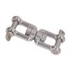KJAOYU Swivels Rings Snap Rolling Shackle Device,304 Stainless Steel Double Jaw Shackle Rustproof Universal Jaw Anchor Connector for Hardware Lifting Connection 12mm / 0.5in(12mm) view 3