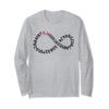 3.14 Pi Digits Infinity - Pi Day Mathematics Math Teacher Long Sleeve T-Shirt view 1