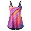 maisdgop Womens Tankini Bathing Suits High Waist Tummy Control Swimsuit Two Piece Swimsuits Tank Tops with Boyshort Swimwear view 3