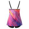 maisdgop Womens Tankini Bathing Suits High Waist Tummy Control Swimsuit Two Piece Swimsuits Tank Tops with Boyshort Swimwear view 4