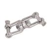 KJAOYU Swivels Rings Snap Rolling Shackle Device,304 Stainless Steel Double Jaw Shackle Rustproof Universal Jaw Anchor Connector for Hardware Lifting Connection 12mm / 0.5in(8mm) view 4