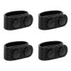 TACNEX Duty Belt Keepers w/Double Snaps for 2.25" Wide Leather Utility Belt Law Enforcement Police Officer Tactical Accessories Basketweave view 3