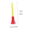 KOMBIUDA Golf Spikes Set 10 Pcs Golf Tees Practice Golf Tees Men's Golf Accessory Anti Tee Portable and Lightweight Random view 2