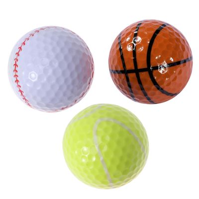 Anneome Practice Balls for Golf 3pcs Training Balls Sport Theme Design Great for Long Distance Practice and Warm-up