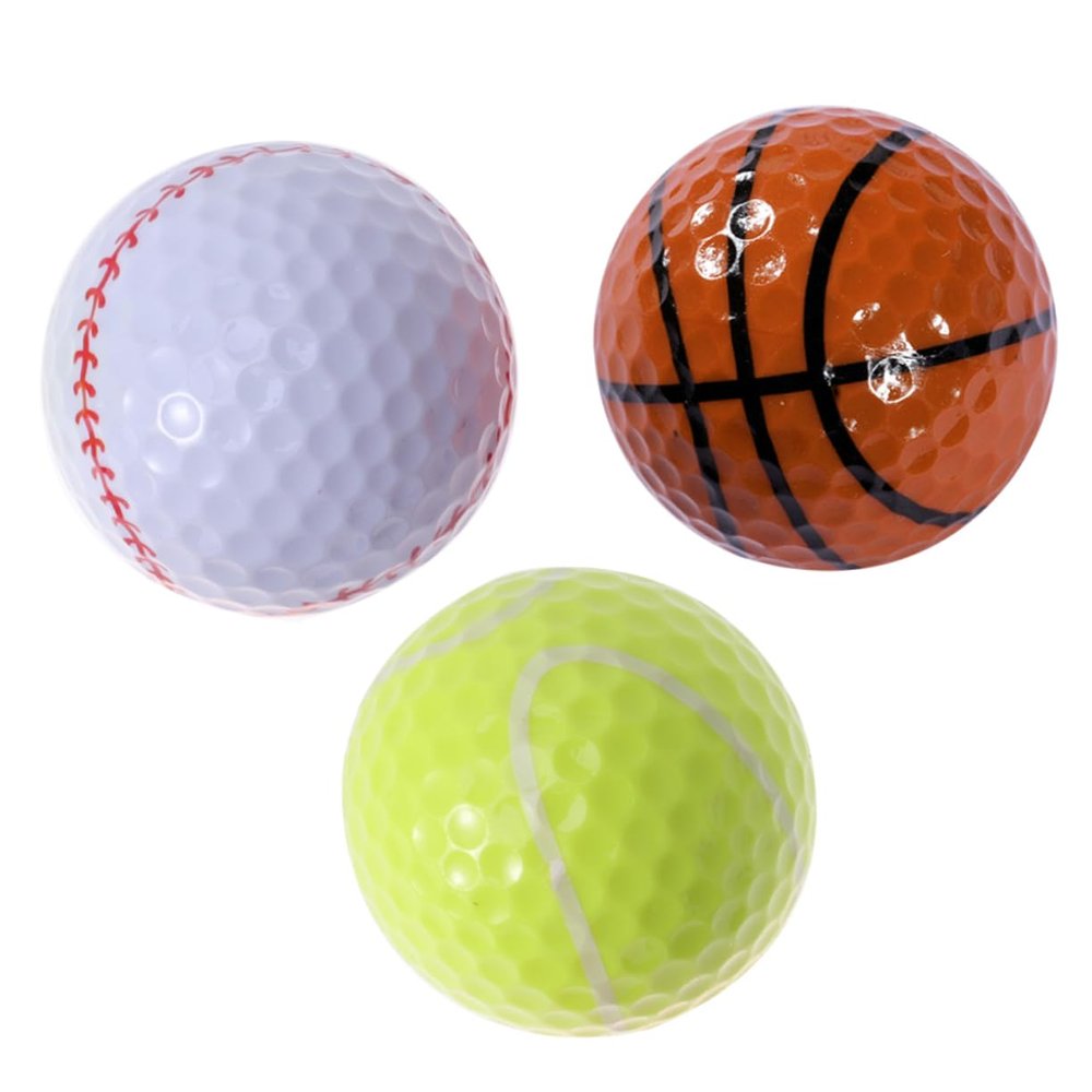 Anneome Practice Balls for Golf 3pcs Training Balls Sport Theme Design Great for Long Distance Practice and Warm-up