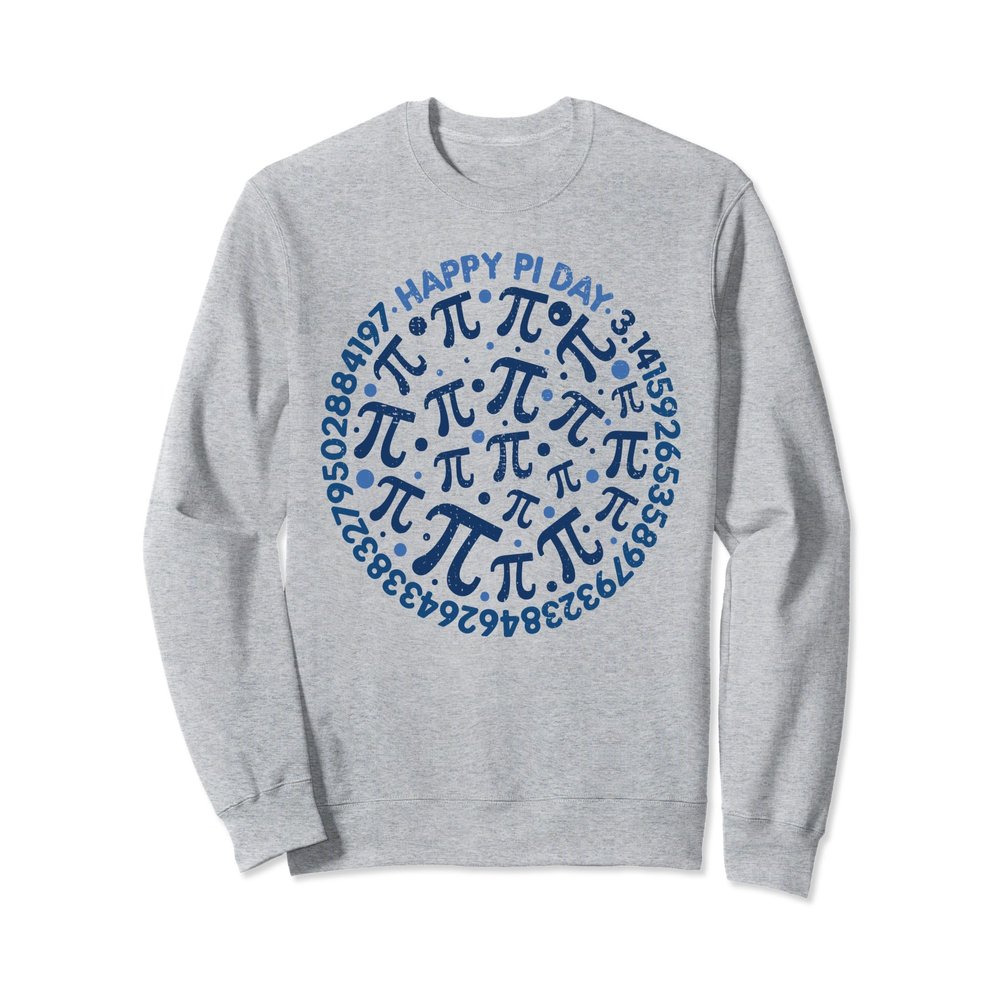 3.1415 Pi Digits Happy Pi Day Mathematics Math Teacher Funny Sweatshirt