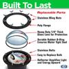 Deep Glow Green Underwater Dock Light - Brightest HID Submersible Light for Enhanced Fishing, Dock Illumination, Nighttime Safety, Easy Installation - Easy Installation view 2