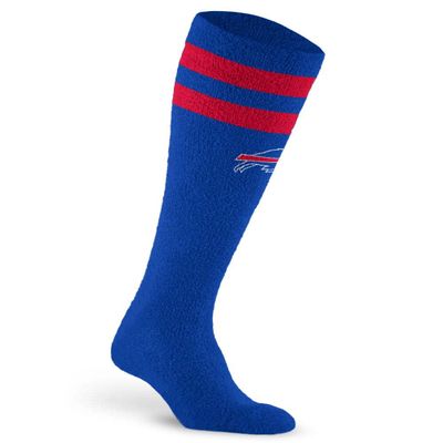 For Bare Feet NFL BUFFALO BILLS Cozy Feather Compression Varsity Stripe Team Color Small/Medium