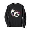 Cosmic Panda - Vintage Fluffy Space Galaxy Panda Lover Sweatshirt view 1