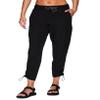 Avalanche Woven Ankle Pant for Women Quick Drying Hiking Pants with Pockets Ruched Black XS view 2