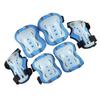 BCOATH Kid's Sports Gear 6pcs Set Fluorescent Kneepads Wrist Elbow Pads for Skateboard view 1