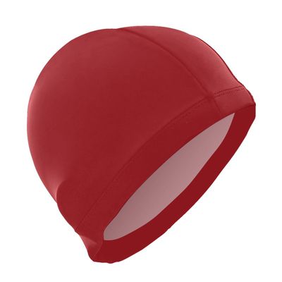 Stylish Printed Swimming Cap Hair Scalp Protection Less Resistance Waterproof for Women Large for Long Hair Men's Swim Cap Ideal for Adults Teens Red