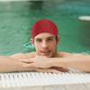 Stylish Printed Swimming Cap Hair Scalp Protection Less Resistance Waterproof for Women Large for Long Hair Men's Swim Cap Ideal for Adults Teens Red view 3