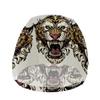 Stylish Printed Swimming Cap Hair Scalp Protection Less Resistance Waterproof for Women Large for Long Hair Men's Swim Cap Ideal for Adults Teens Tiger view 2